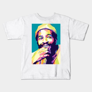 Marvin Gaye Pop Art Kids T-Shirt